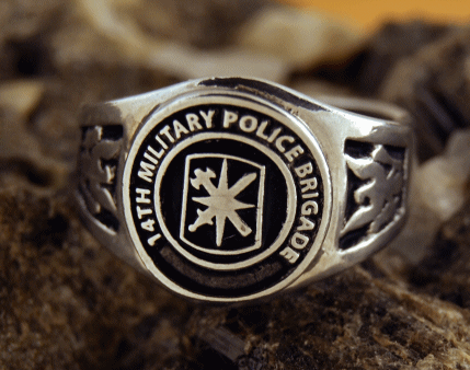 Choice of Army Military Police Ring 17 Different Units  