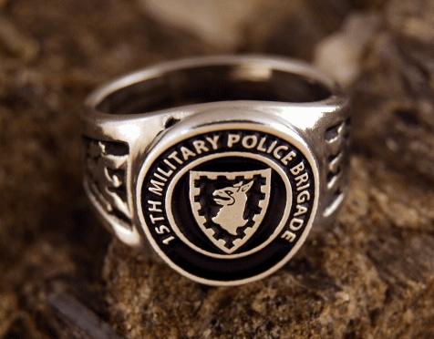 Choice of Army Military Police Ring 17 Different Units  